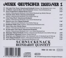 Schnuckenack Reinhardt (1921-2006): Musik deutscher Zigeuner 1, CD