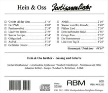 Hein &amp; Oss: Partisanenlieder, CD