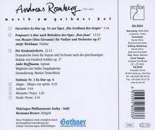 Andreas Romberg (1767-1821): Symphonie Nr.1 Es-Dur op.6, CD