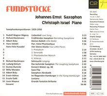 Musik für Saxophon &amp; Klavier "Fundstücke", CD