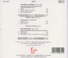 Carl Maria von Weber (1786-1826): Klarinettenquintett op.34, CD