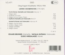 Ludwig van Beethoven (1770-1827): Klarinettentrio op.11, CD