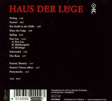 Einstürzende Neubauten: Haus der Lüge, CD