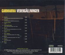 Garmarna: Vedergällningen, CD