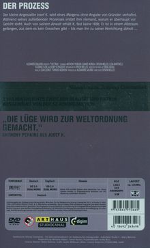 Der Prozess (1962) (SZ-Cinemathek Traum und Wirklichkeit), DVD