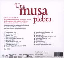 Una Musica Plebea - Everyday Music from Renaissance Italy, CD