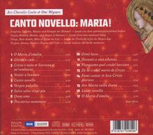 Ars Choralis Coeln - Canto Novello: Maria, CD