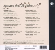 Ensemble Alta Musica - Amours me fait desirer, CD