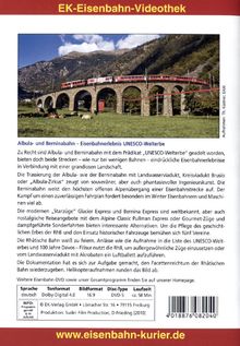 Albula- und Berninabahn - Eisenbahnerlebnis UNESCO-Welterbe, DVD