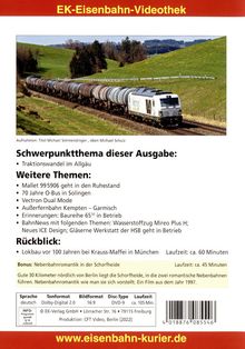 Eisenbahn Video-Kurier 154, DVD