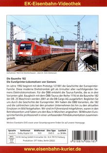 Die Baureihe 182 - Die EuroSprinter-Lokomotiven von Siemens, DVD