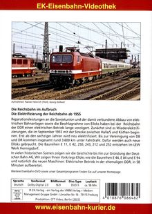 Die Reichsbahn im Aufbruch - Die Elektrifizierung der Reichsbahn ab 1955, DVD