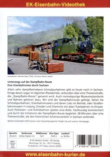 Unterwegs auf der Dampfbahn-Route: Eine Eisenbahnreise durch Sachsen, DVD