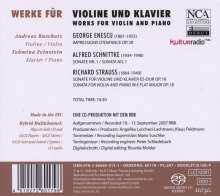 Andreas Buschatz &amp; Tahmina Feinstein (Violine &amp; Klavier), Super Audio CD