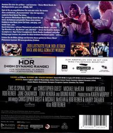 Text: "Der lustigste Film, der je über Rock and Roll gemacht wurde!" HDR, 4K UHD Blu-ray, This Is Spinal Tap.