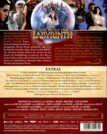 "Die Reise ins Labyrinth" mit David Bowie und Jennifer Connelly. Extras: Audiokommentar, Dokus, Trailer. Fantasievolles Abenteuer.