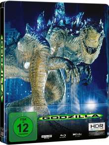 Godzilla (1998) (Ultra HD Blu-ray &amp; Blu-ray im Steelbook), 1 Ultra HD Blu-ray und 1 Blu-ray Disc