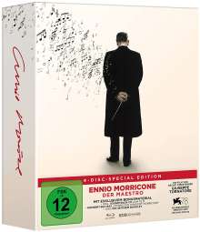Ennio Morricone - Der Maestro (Special Edition) (Ultra HD Blu-ray &amp; Blu-ray), 1 Ultra HD Blu-ray, 2 Blu-ray Discs und 1 CD