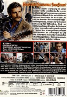 **Warum musste Staatsanwalt Traini sterben?** Regisseur Giacomo Solaris deckt in seinem Film Skandale um Mafia und Staat auf. Extras: 2K Abtastung.