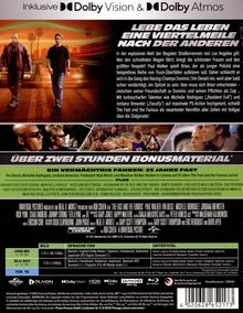 Inklusive Dolby Vision & Dolby Atmos. "Lebe das Leben eine Viertelmeile nach der anderen". Über zwei Stunden Bonusmaterial.