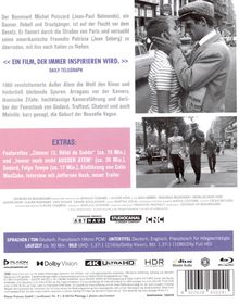 „Ein Film, der immer inspirieren wird.“ Daily Telegraph. 

Ein Mann und eine Frau stehen sich nahe auf einer Straße gegenüber. 

Unten Fotos von der Szene und Logos.