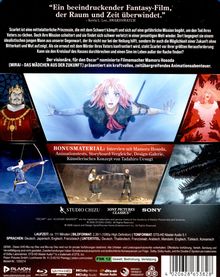 „Ein beeindruckender Fantasy-Film, der Raum und Zeit überwindet.“ Bonusmaterial: Interview, Animationstests, Storyboards. Anime-Stil mit Kriegern, Drachen und einer Prinzessin.