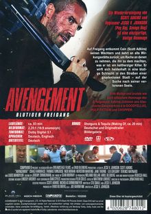 Avengement, DVD