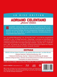 Adriano Celentano Azzurro-Edition (Blu-ray), 9 Blu-ray Discs und 1 CD