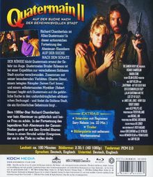 Quatermain 2 - Auf der Suche nach der geheimnisvollen Stadt (Blu-ray), Blu-ray Disc