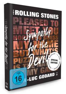 The Rolling Stones: Sympathy For The Devil (OmU) (Blu-ray &amp; DVD im Mediabook), 1 Blu-ray Disc und 1 DVD