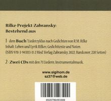 Siegfried Zabransky: Rilke Liederzyklus, 2 CDs