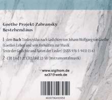Siegfried Zabransky: Goethe Liederzyklus, 2 CDs