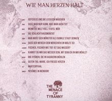 The Menace of Tyranny: Wie man Herzen hält, CD