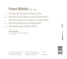 Franz Bühler (1760-1823): Klavierwerke, CD