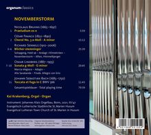 Die Johannes Klais-Orgel der Stadtkirche St.Marien Husum - "Novemberstorm", CD
