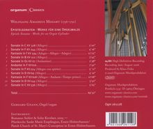 Wolfgang Amadeus Mozart (1756-1791): Kirchensonaten für Orgel solo, CD