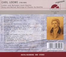 Carl Loewe (1796-1869): Lieder &amp; Balladen, CD