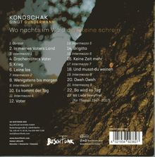 Heiner Kondschak: Wo nachts im Wald die Steine schrein (Kondschak singt Gundermann), CD