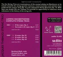 Ludwig van Beethoven (1770-1827): Sämtliche Streichtrios, 2 CDs