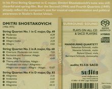 Dmitri Schostakowitsch (1906-1975): Sämtliche Streichquartette Vol.1 (Mandelring Quartett), Super Audio CD