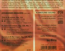 Johannes Brahms (1833-1897): Klarinettentrio op.114, Super Audio CD