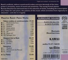 Maurice Ravel (1875-1937): Klavierwerke, Super Audio CD