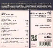 Felix Mendelssohn Bartholdy (1809-1847): Sämtliche Kammermusik für Streicher Vol.4, Super Audio CD