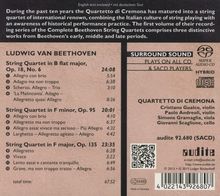 Ludwig van Beethoven (1770-1827): Sämtliche Streichquartette Vol.1, Super Audio CD