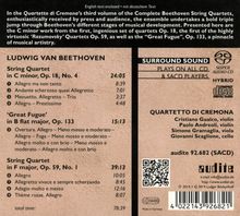 Ludwig van Beethoven (1770-1827): Sämtliche Streichquartette Vol.3, Super Audio CD