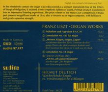 Franz Liszt (1811-1886): Orgelwerke, CD