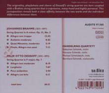 Johannes Brahms (1833-1897): Streichquartett Nr.2, CD