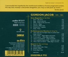 Gordon Jacob (1895-1984): Oboenquartett, CD