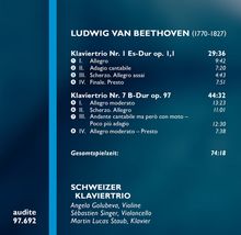 Ludwig van Beethoven (1770-1827): Sämtliche Werke für Klaviertrio Vol.1, CD