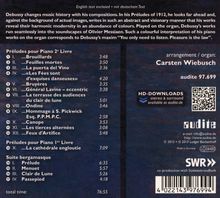 Claude Debussy (1862-1918): La Cathedrale engloutie - Klavierwerke in Transkriptionen für Orgel, CD